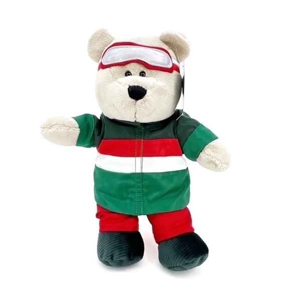 Starbucks Bearista Bear 2019 Ski Stuffy Stuffed Teddy Bear Skier Skiing New NWT - Picture 1 of 6